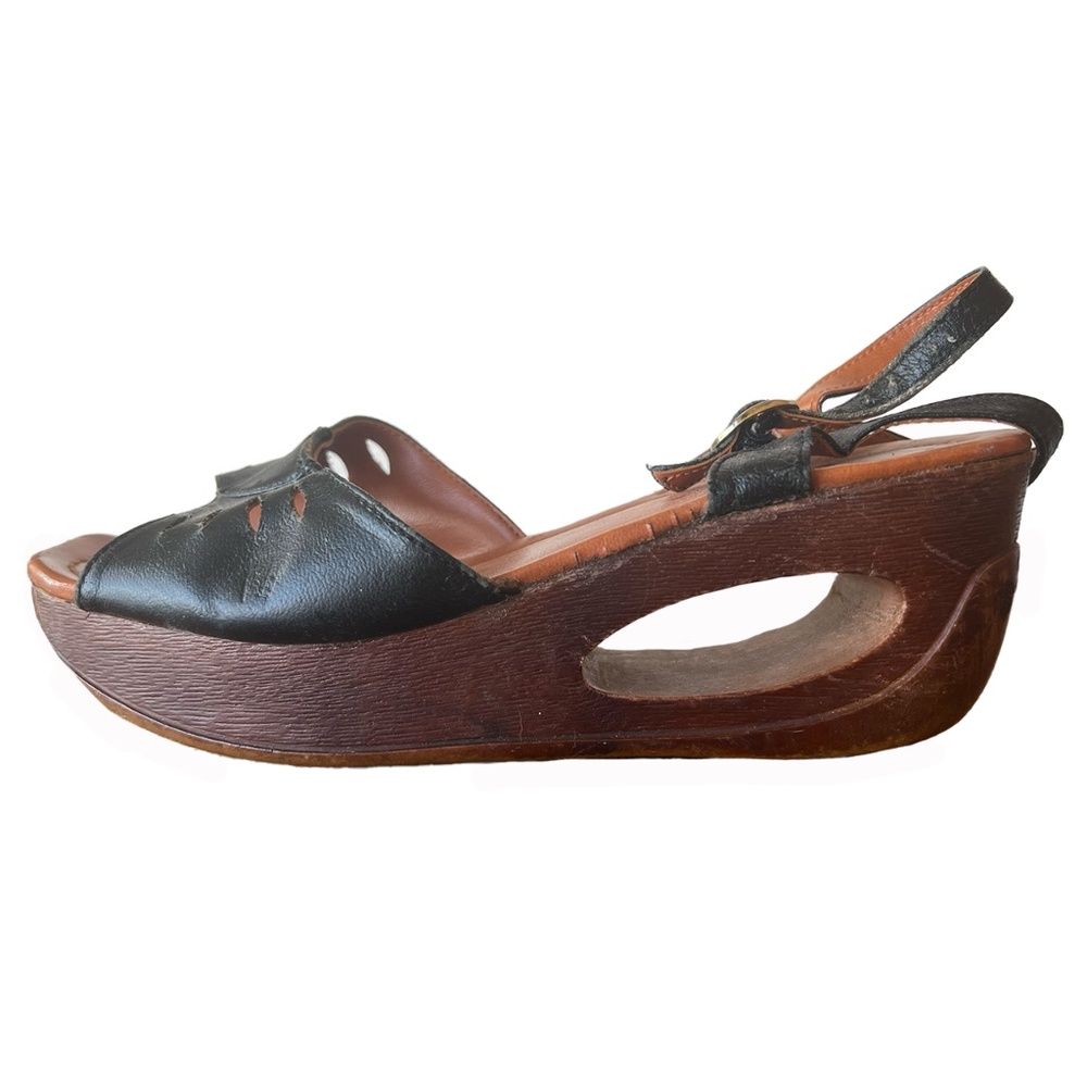 Vintage Peek Through Wedges